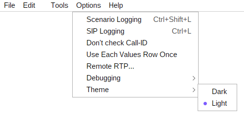 Figure 38 - Options/Theme